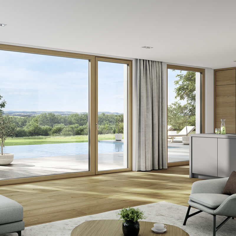 Serramento in PVC in un appartamento